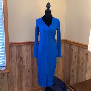 Bar lll essentials Blue Cardigan Sweater Dress